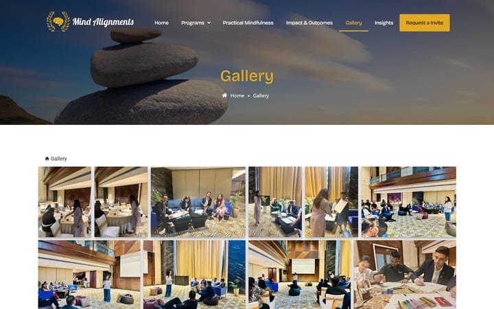 Mind Alignments Gallery page