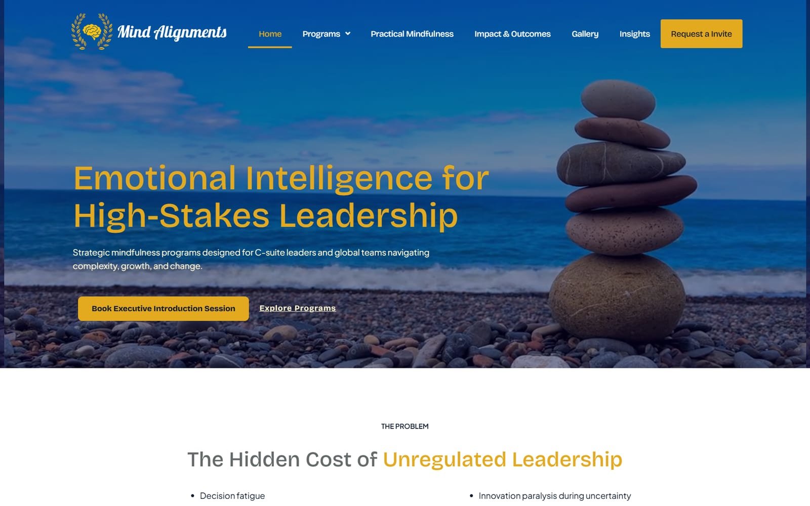 Mind Alignments homepage